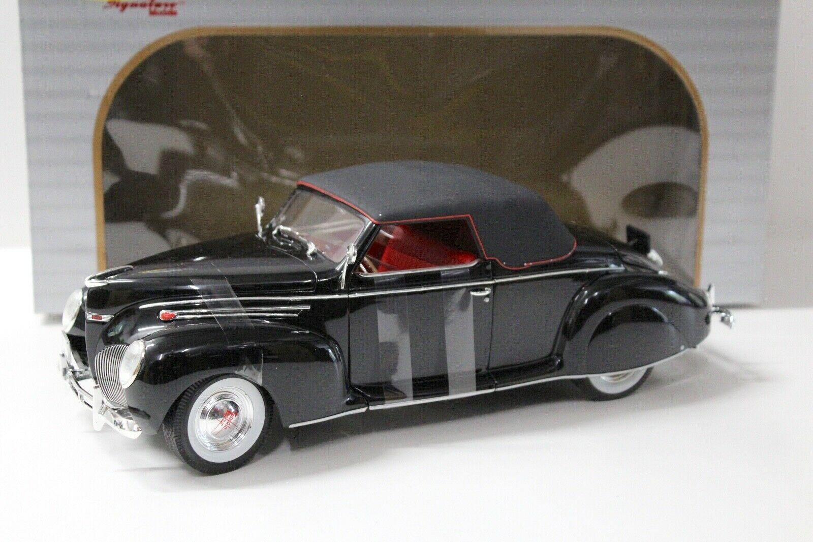 1:18 Signature Models Lincoln Zephyr 1939 black
