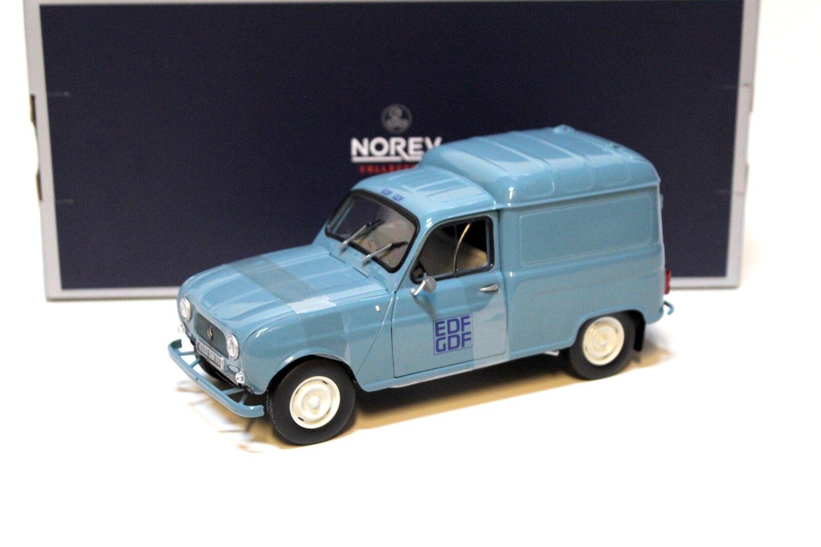 1:18 Norev Renault 4F4 R4 EDF-GDF 1965 blue