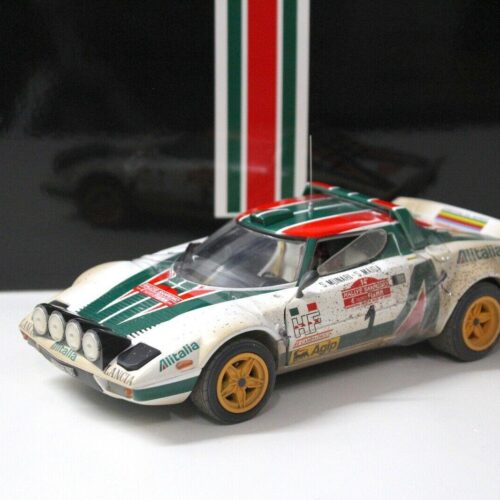 1:18 SunStar 1976 Lancia Stratos HF Rally Sanremo Muddy Version