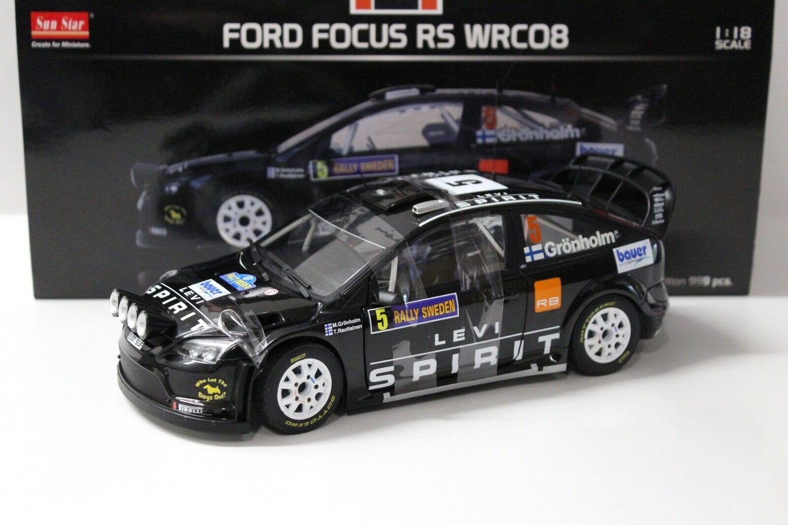 1:18 SunStar Ford Focus RS WRC08 Swedish Rally 2010 #5
