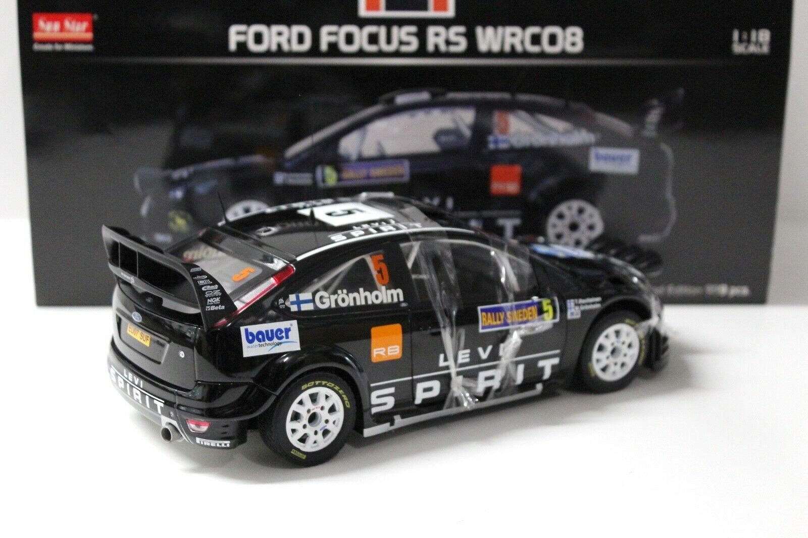 1:18 SunStar Ford Focus RS WRC08 Swedish Rally 2010 #5