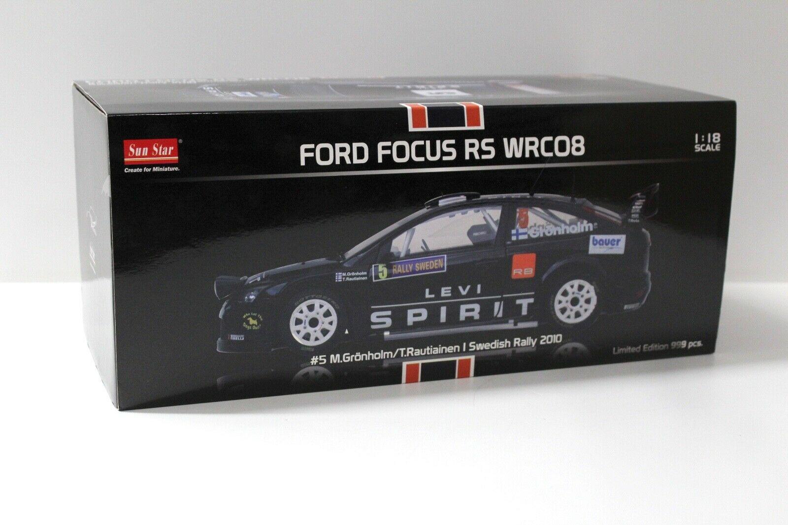 1:18 SunStar Ford Focus RS WRC08 Swedish Rally 2010 #5