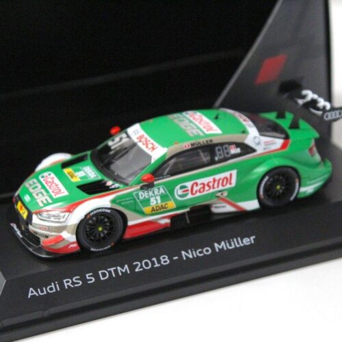 1:43 Spark Audi RS5 DTM 2018 Nico Müller #51 DEALER VERSION