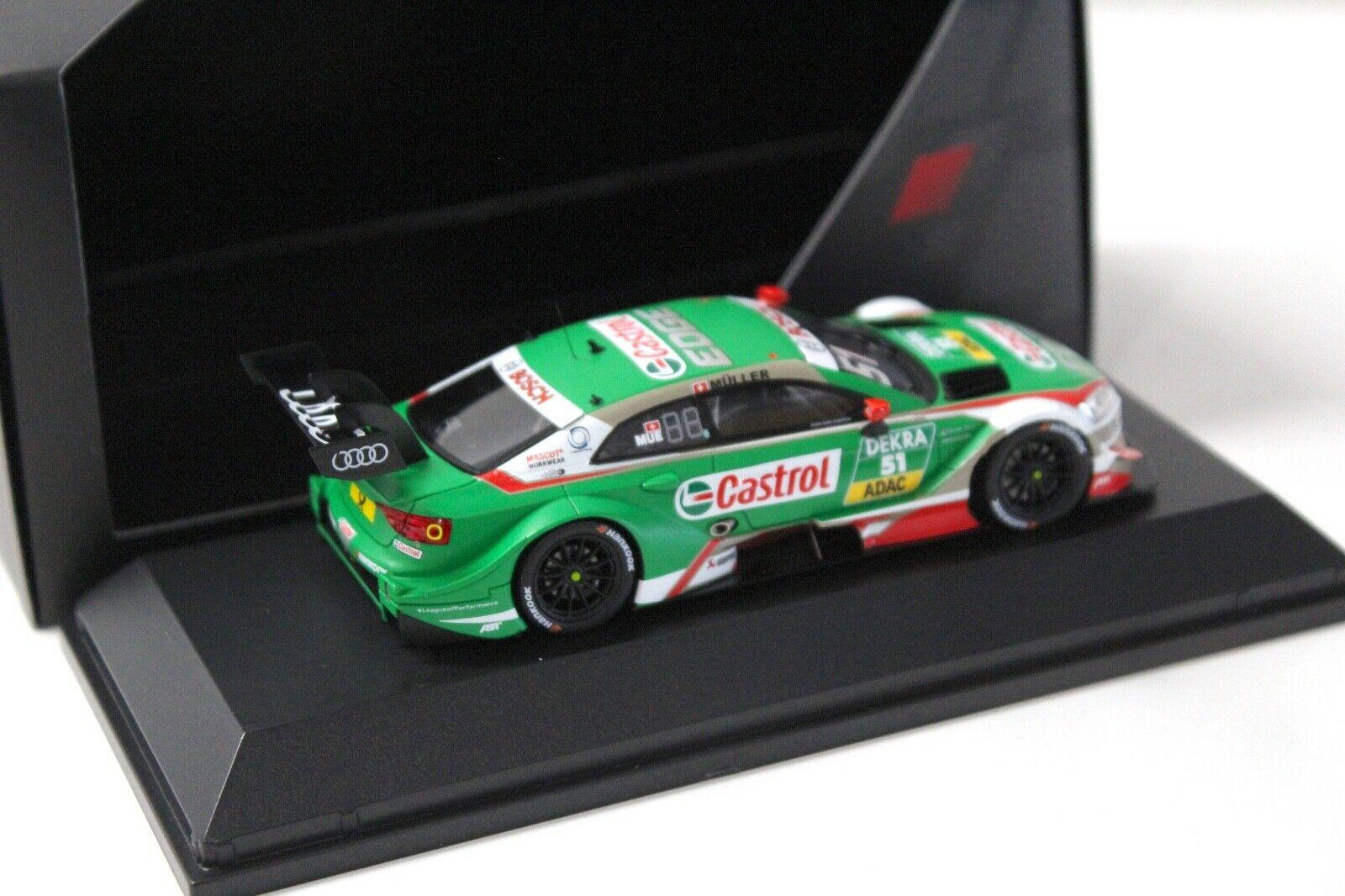 1:43 Spark Audi RS5 DTM 2018 Nico Müller #51 DEALER VERSION
