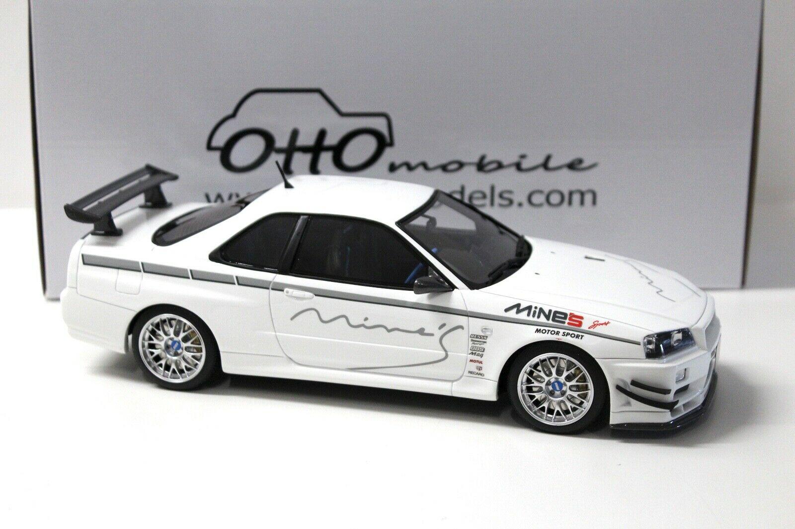 1:18 OTTO mobile OT760 Nissan Skyline GT-R R34 MineÂ´s white