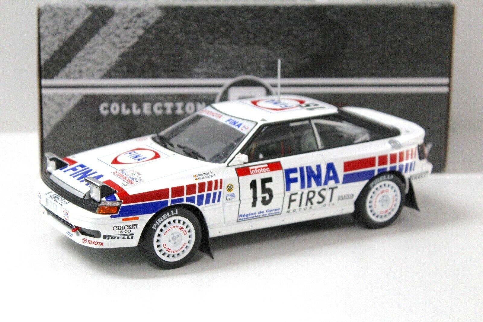 1:18 Triple9 Toyota Celica Rallye Tour de Corse FINA #15 white