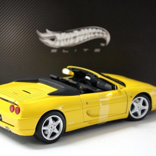 1:18 Hot Wheels Elite Ferrari F355 Spider yellow