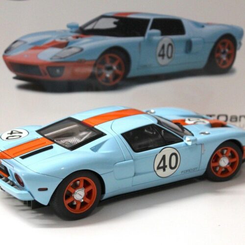 1:18 AUTOart Ford GT LM 2004 GULF LIVERY #40 blue