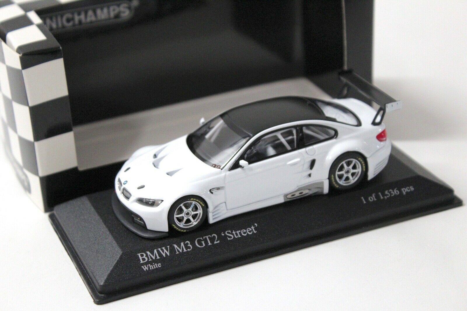 1:43 Minichamps BMW M3 (E92) GT2 "STREET" white 2009