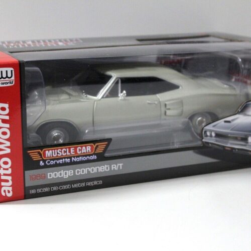 1:18 Auto World Dodge Coronet R/T Coupe 1969 light green