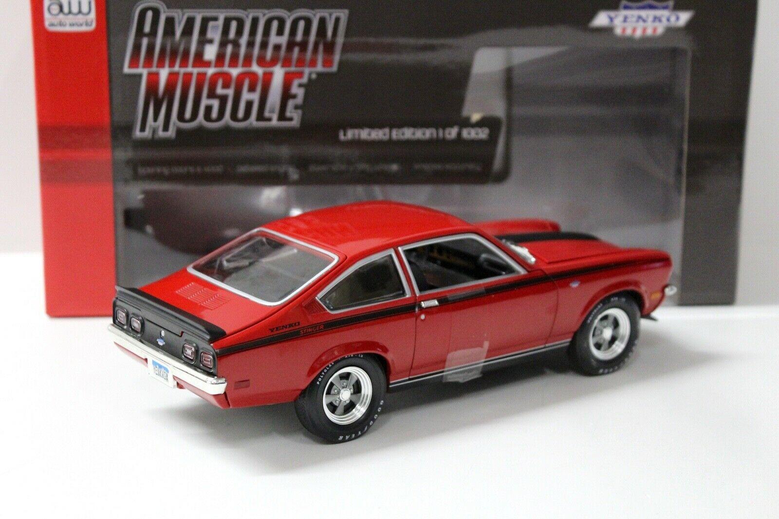 1:18 Auto World Chevrolet Vega Yenko Stinger red 1972