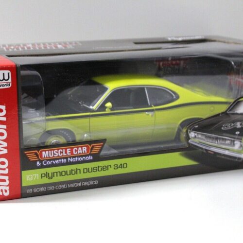1:18 Auto World Plymouth Duster 340 light green/ black