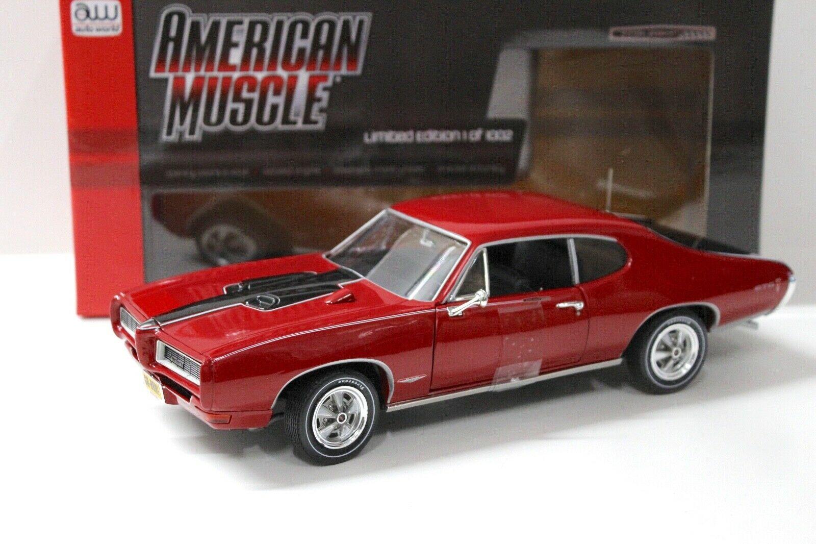 ID 38336 orig.jpg 1:18 Auto World Pontiac GTO Royal Bobcat GTO 1968 red