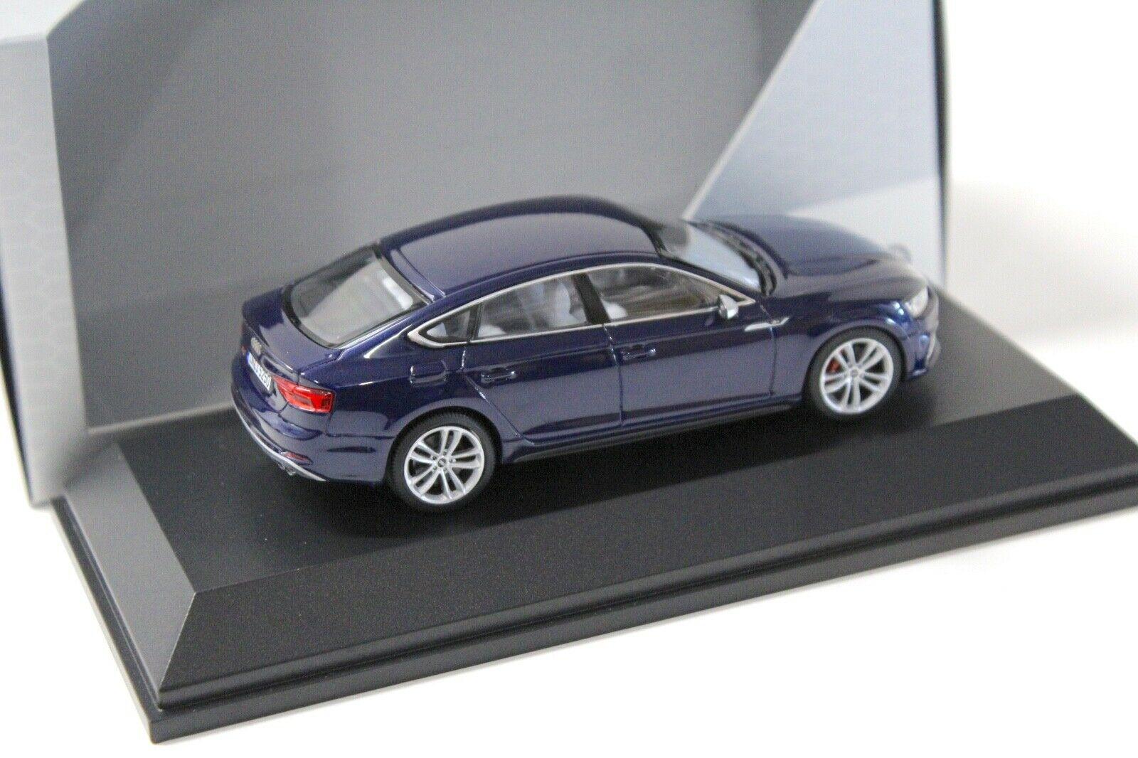 1:43 Jadi Audi S5 Sportback Navarra blue 2016 DEALER VERSION
