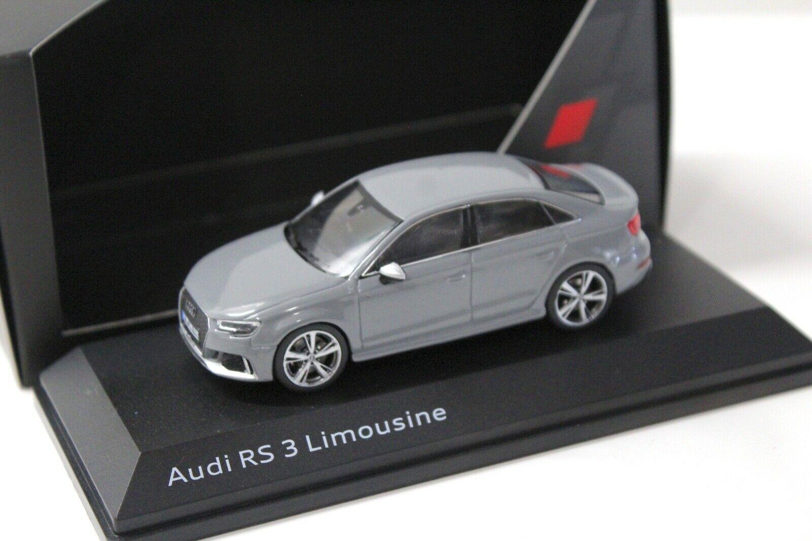 1:43 iScale Audi RS3 Limousine nardo grey DEALER VERSION