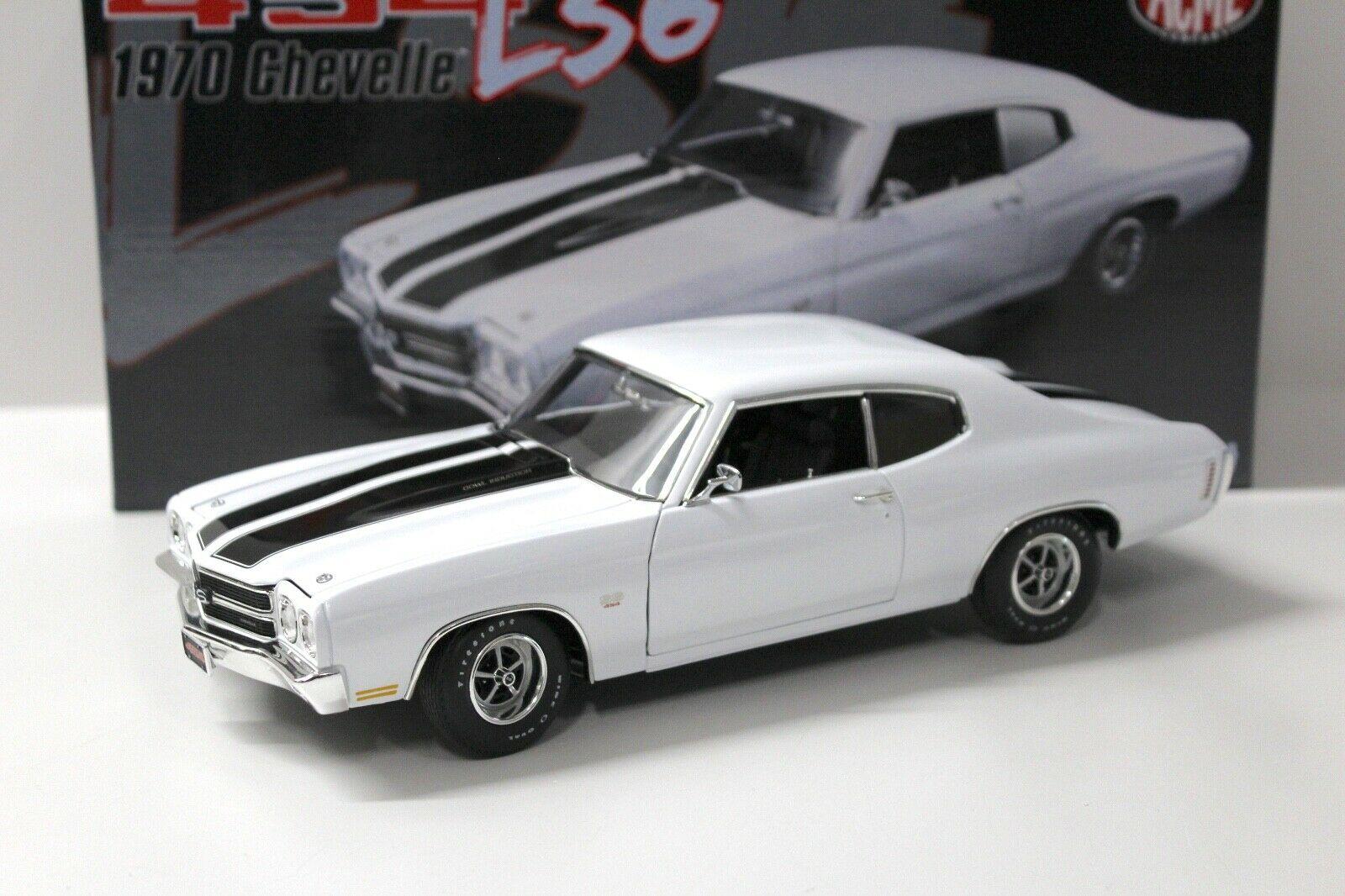 1:18 ACME Chevrolet Chevelle 454 LS6 Coupe white