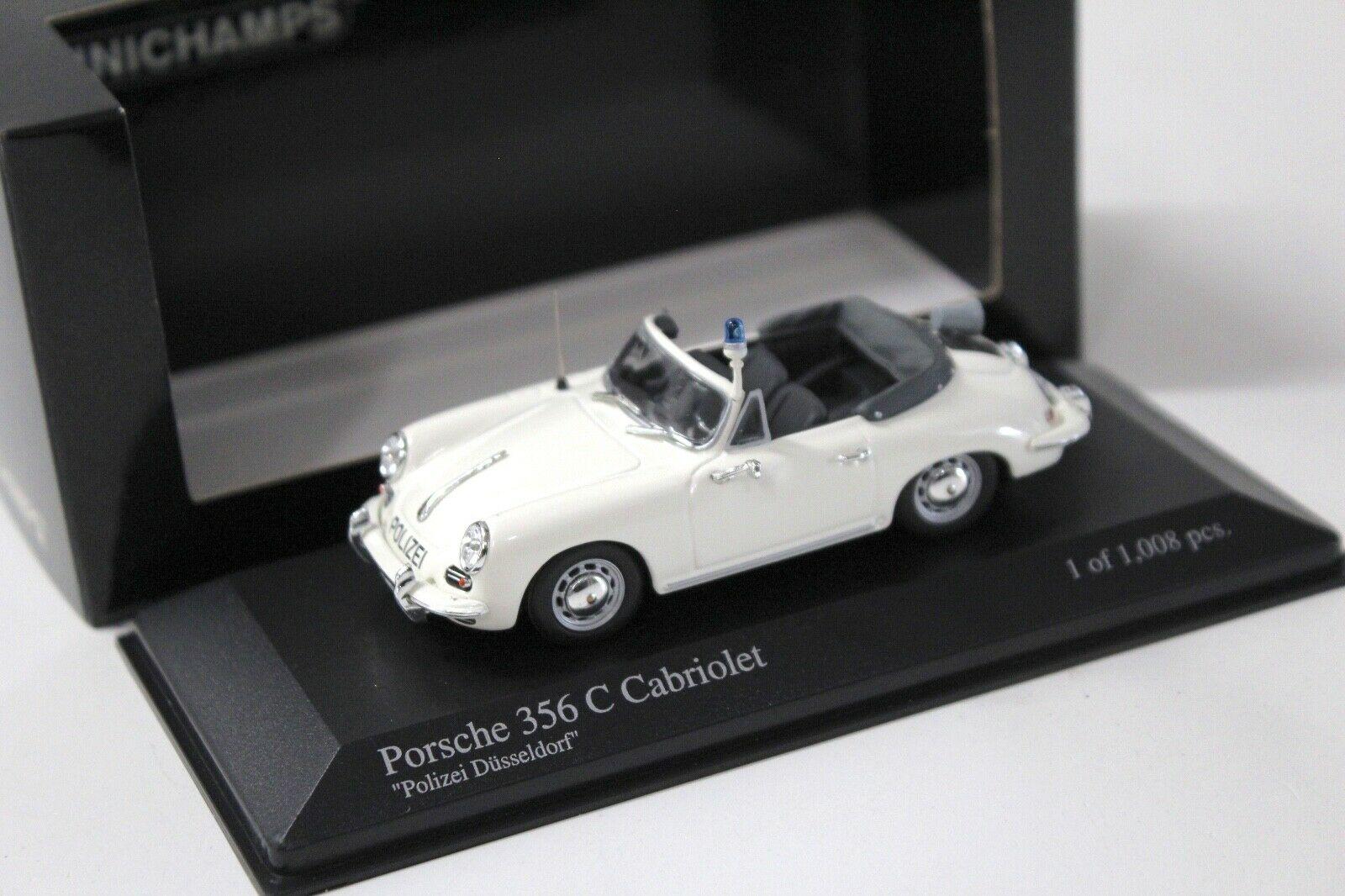 1:43 Minichamps Porsche 356 C Cabriolet POLIZEI white