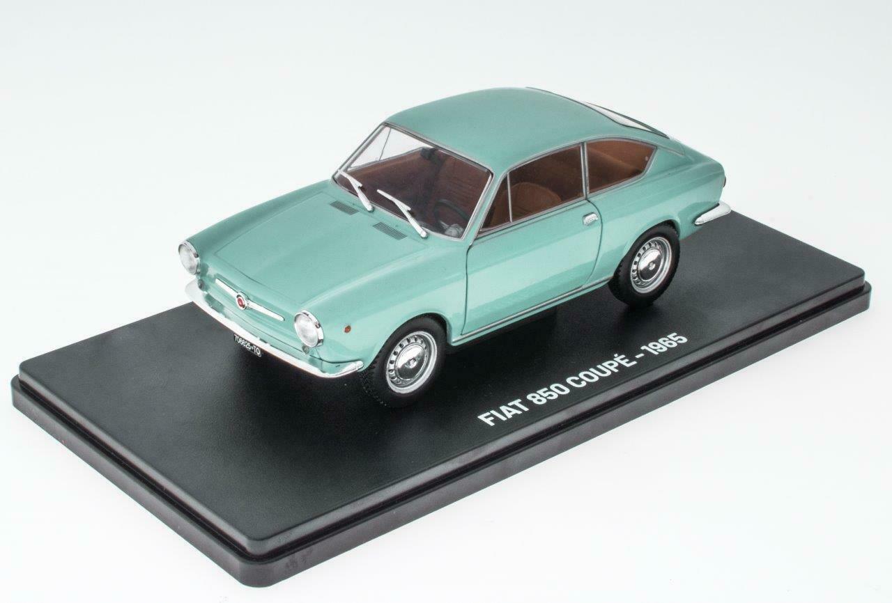 1:24 Hachette Fiat 850 Coupe 1965 blue 120 Jahre