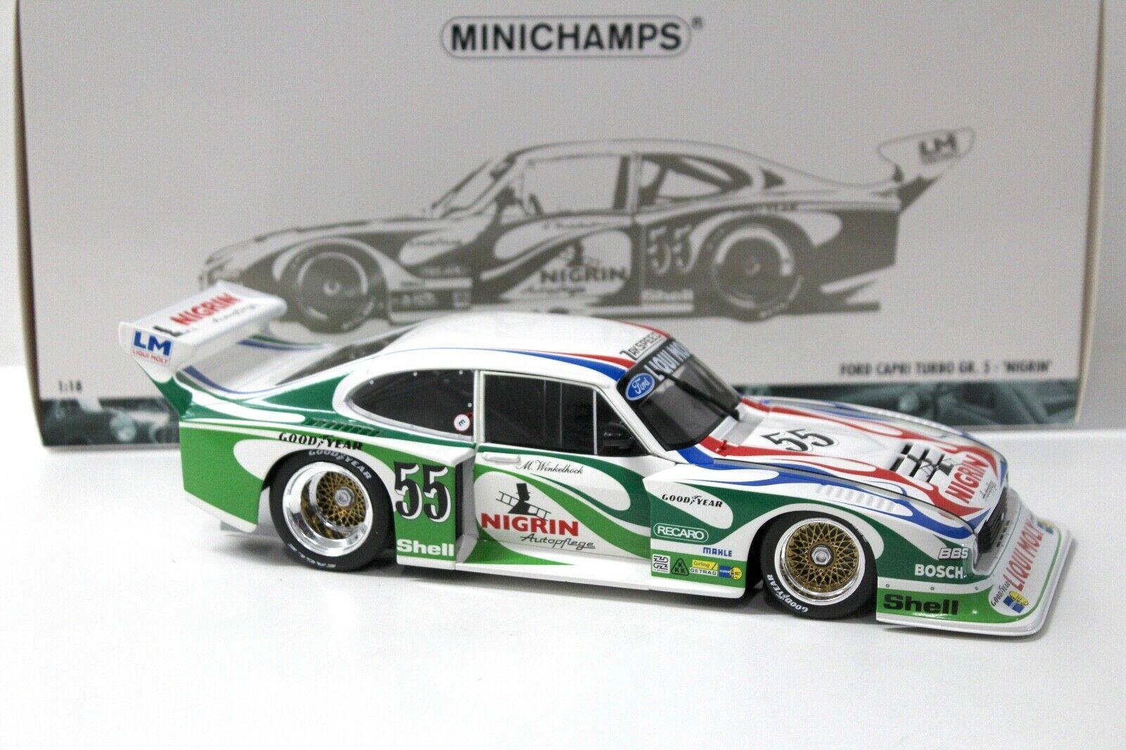 1:18 Minichamps Ford Capri Turbo Gr.5 Nigrin Winkelhock