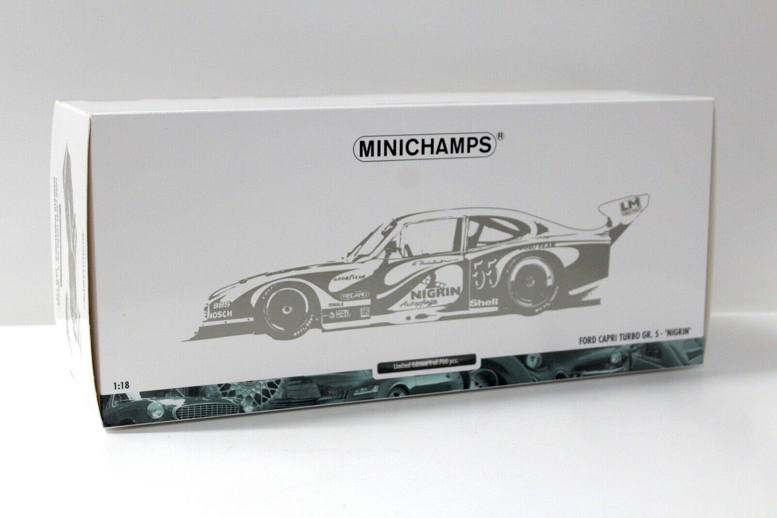 1:18 Minichamps Ford Capri Turbo Gr.5 Nigrin Winkelhock