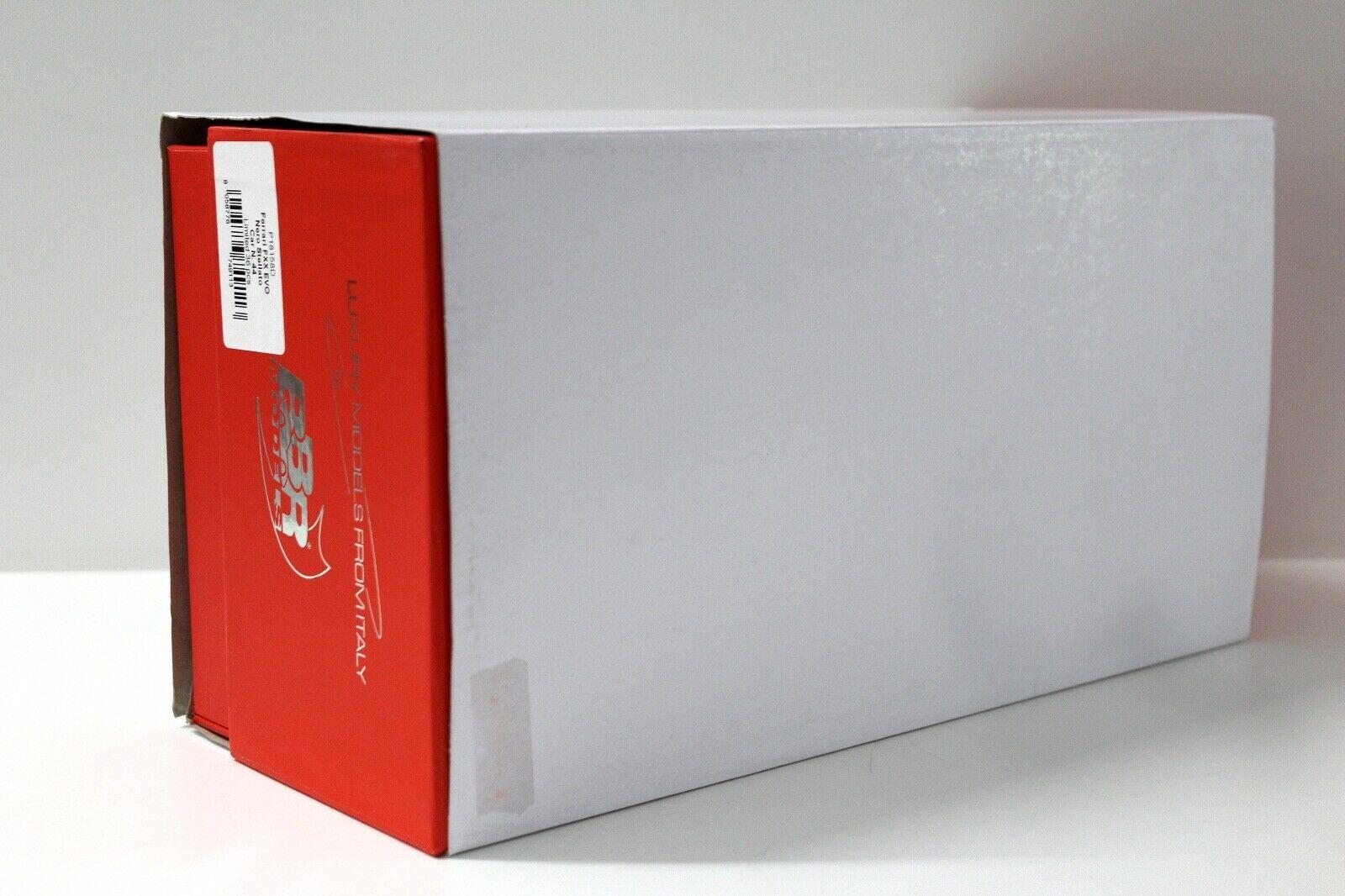 1:18 BBR Ferrari FXXK Evo Nero Stellato Car No. #44 black/ yellow