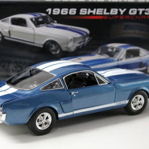 1:18 ACME Mustang Shelby GT350 Supercharged Coupe blue 1966