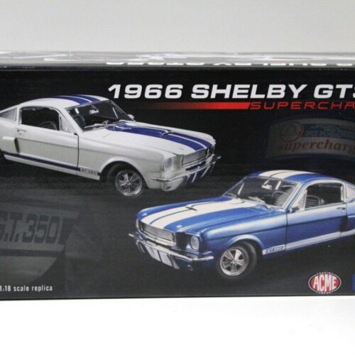 1:18 ACME Mustang Shelby GT350 Supercharged Coupe blue 1966