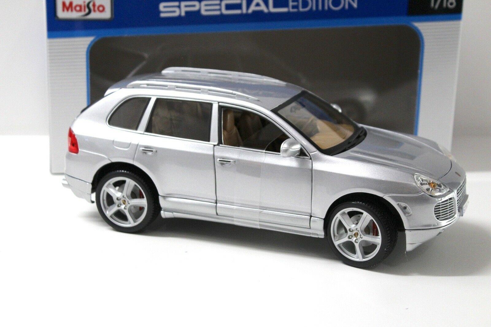 1:18 Maisto Porsche Cayenne Turbo EXCLUSIVE silver