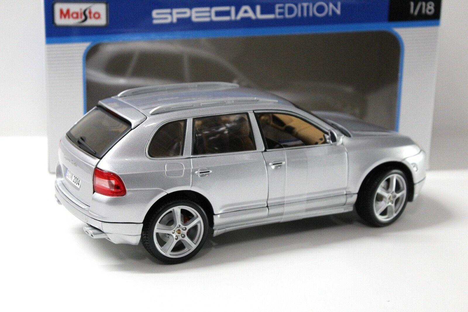 1:18 Maisto Porsche Cayenne Turbo EXCLUSIVE silver