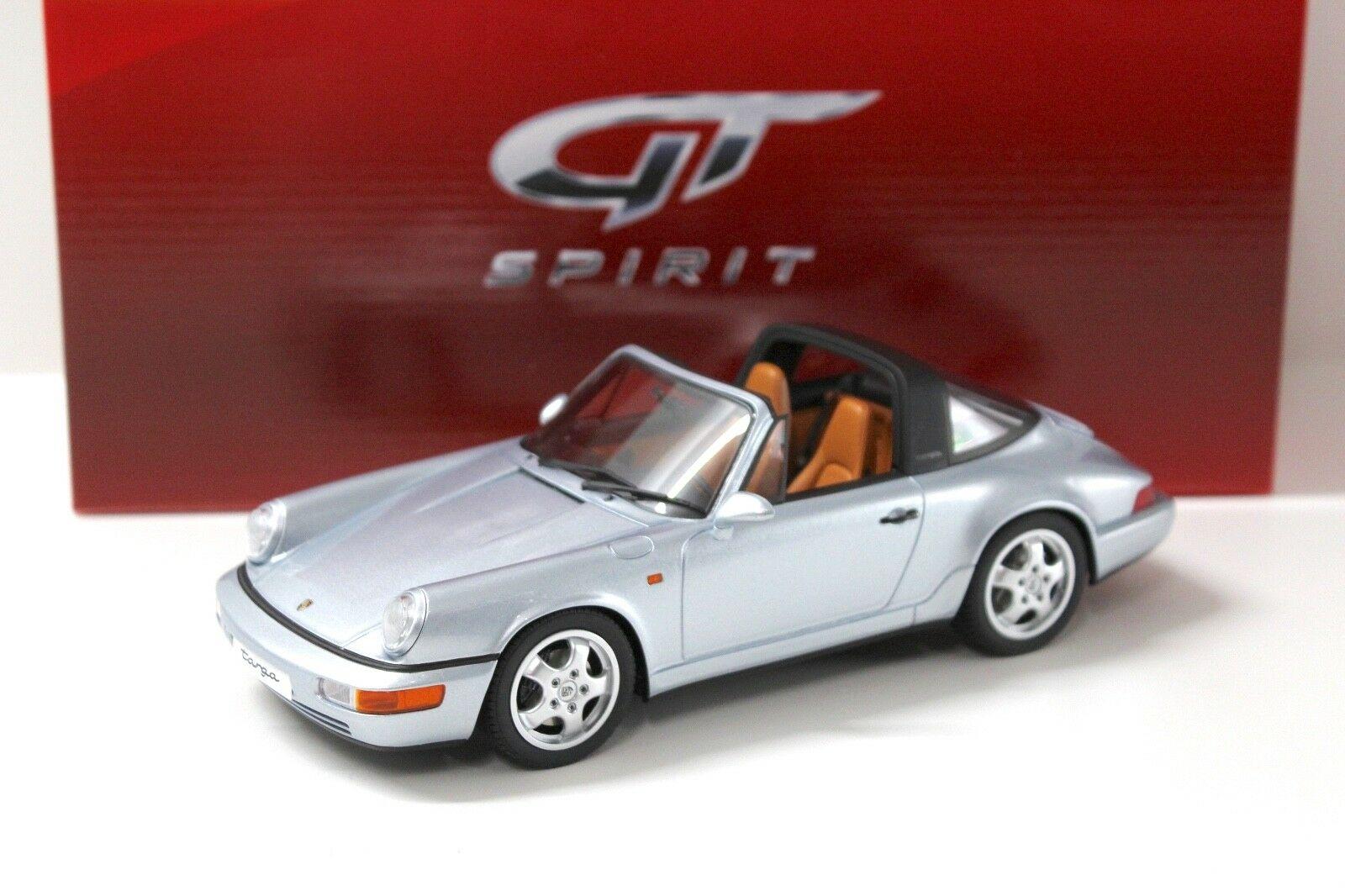 1:18 GT Spirit GT185 Porsche 911 964 Carrera 4 Targa silver