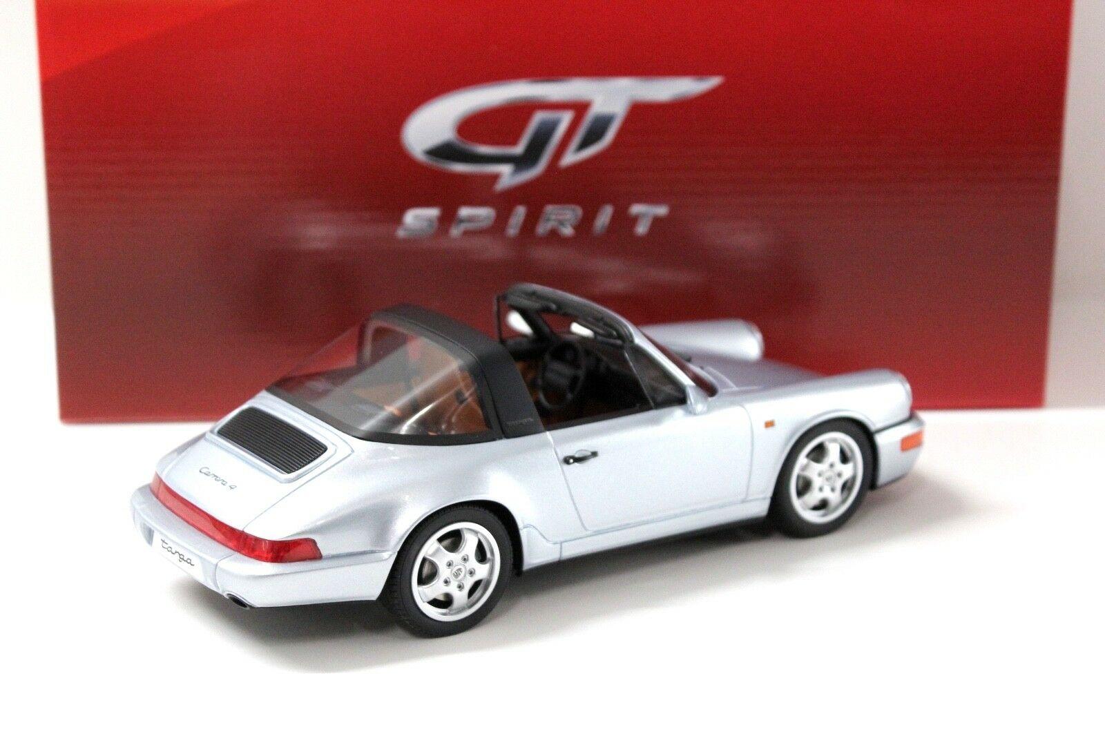 1:18 GT Spirit GT185 Porsche 911 964 Carrera 4 Targa silver