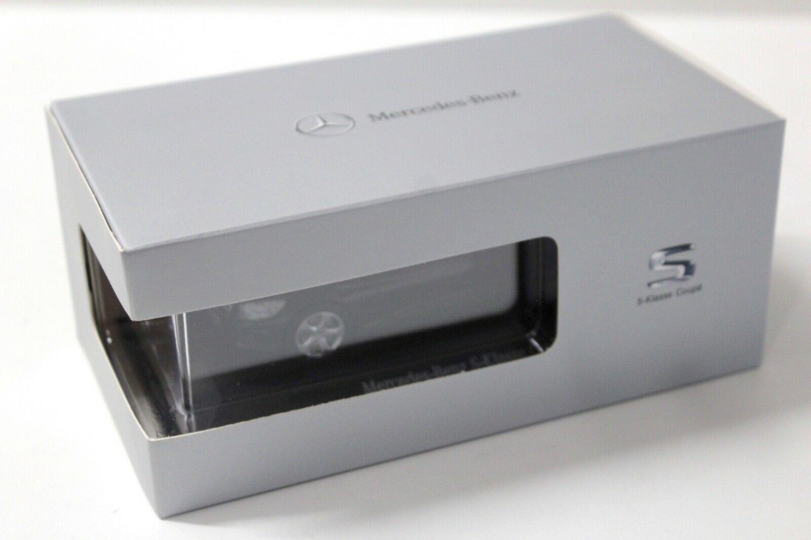 1:43 Kyosho Mercedes S-Klasse Coupe blue DEALER VERSION