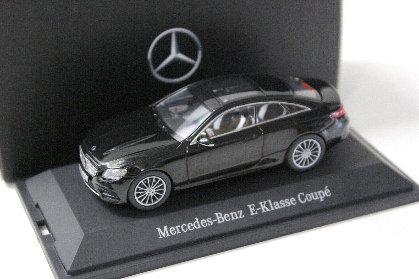 1:43 iScale Mercedes E-Klasse Coupe black DEALER VERSION