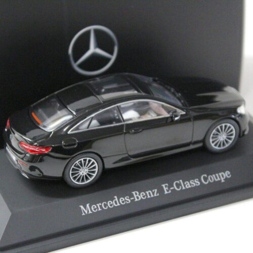 1:43 iScale Mercedes E-Klasse Coupe black DEALER VERSION
