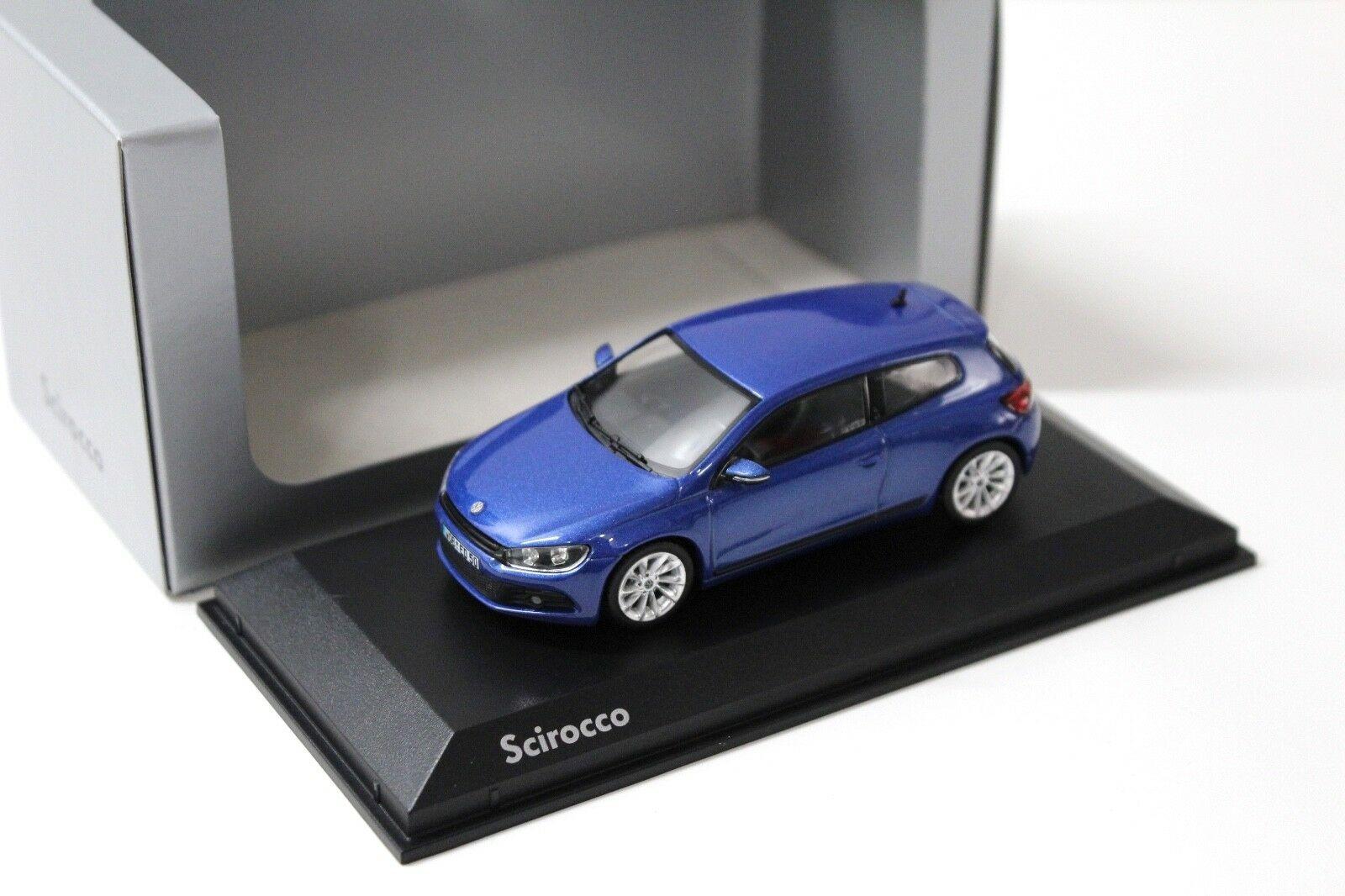 1:43 Norev VW Scirocco 3 blue 2008 DEALER VERSION