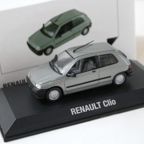 1:43 Norev Renault Clio Phase1 grey 1990 DEALER VERSION