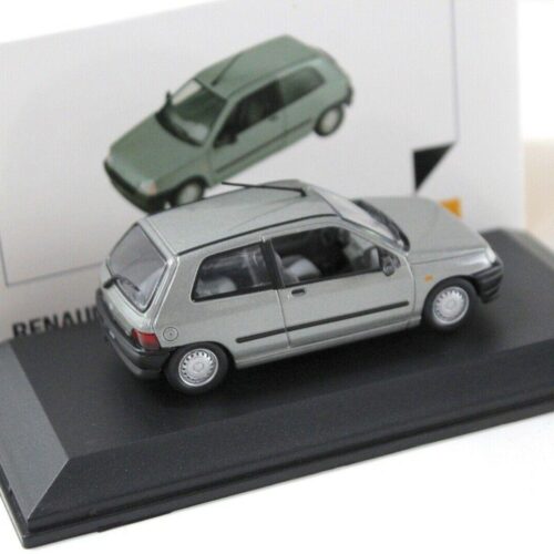 1:43 Norev Renault Clio Phase1 grey 1990 DEALER VERSION