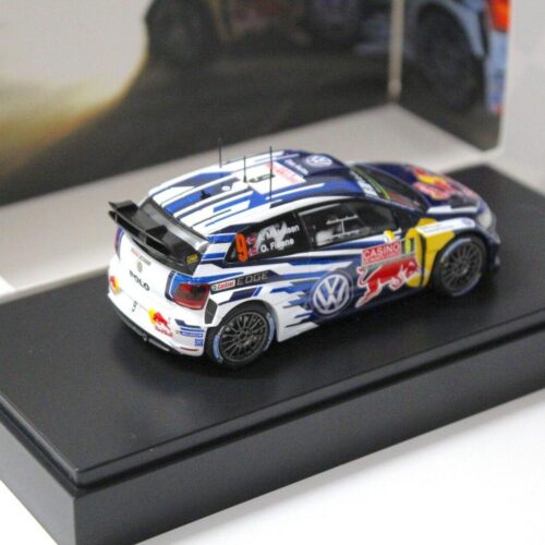 1:43 Spark VW Polo R WRC Rally 2015 Red Bull #9 Floene