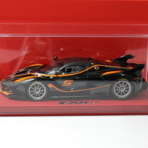 1:18 BBR Ferrari FXXK 2016 black/ orange stripes #5