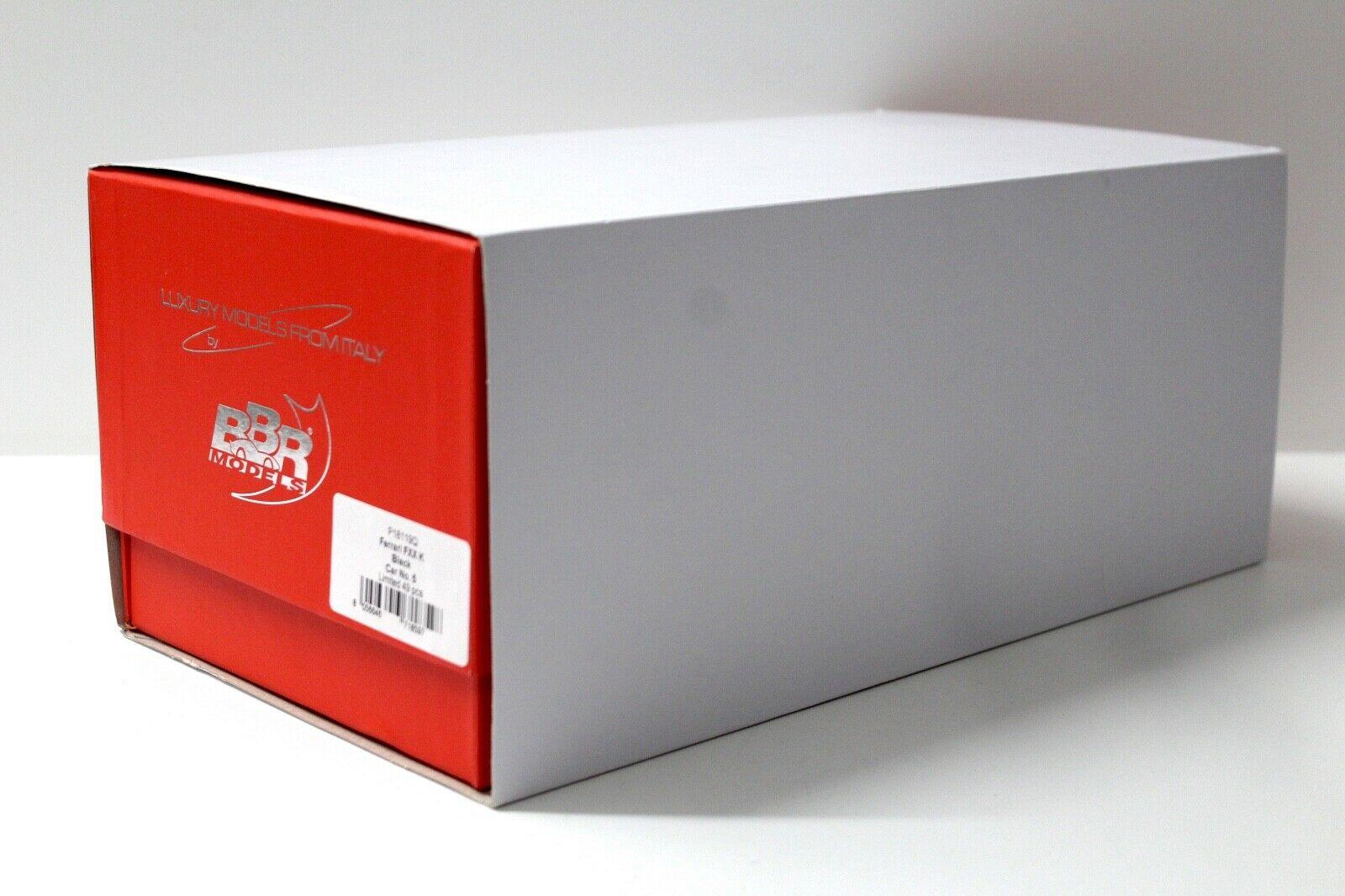 1:18 BBR Ferrari FXXK 2016 black/ orange stripes #5