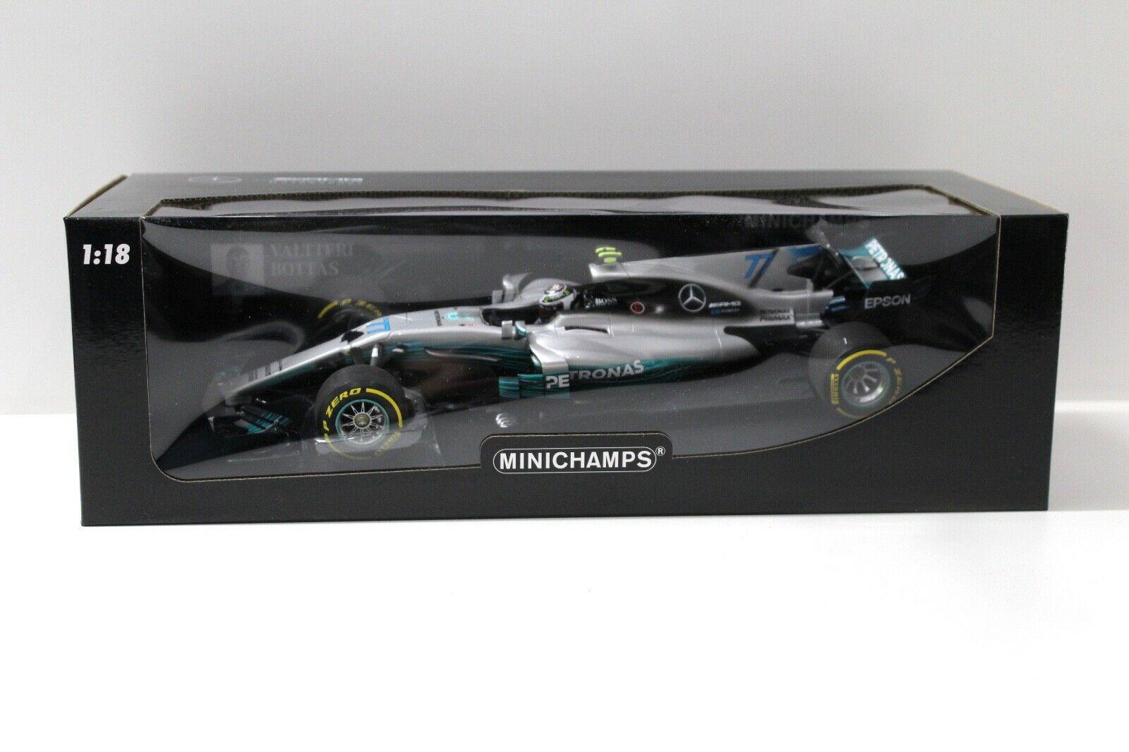 1:18 Minichamps Mercedes AMG Petronas F1 W08 EQ V.Bottas 2017