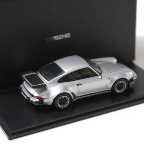 1:43 Kyosho Porsche 911 930 Turbo 3.3 silver 1988 - Image 3