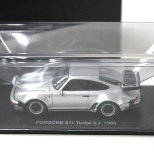 1:43 Kyosho Porsche 911 930 Turbo 3.3 silver 1988 - Image 4
