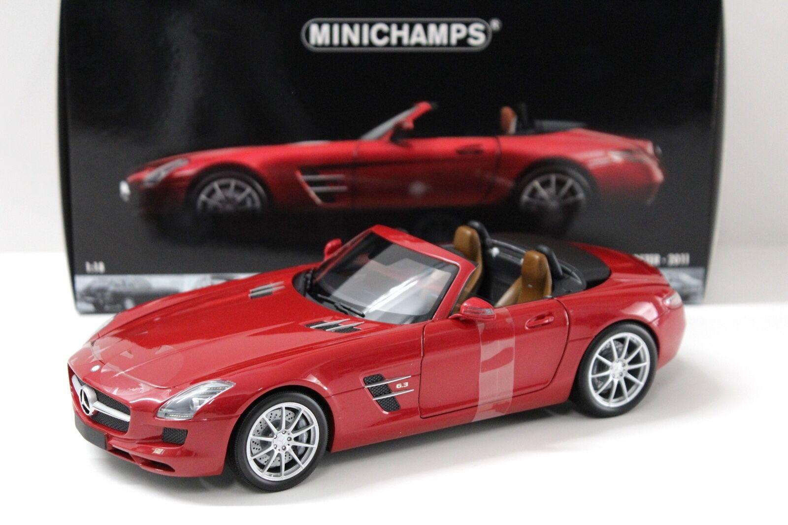 1:18 Minichamps Mercedes SLS AMG Roadster red 2011