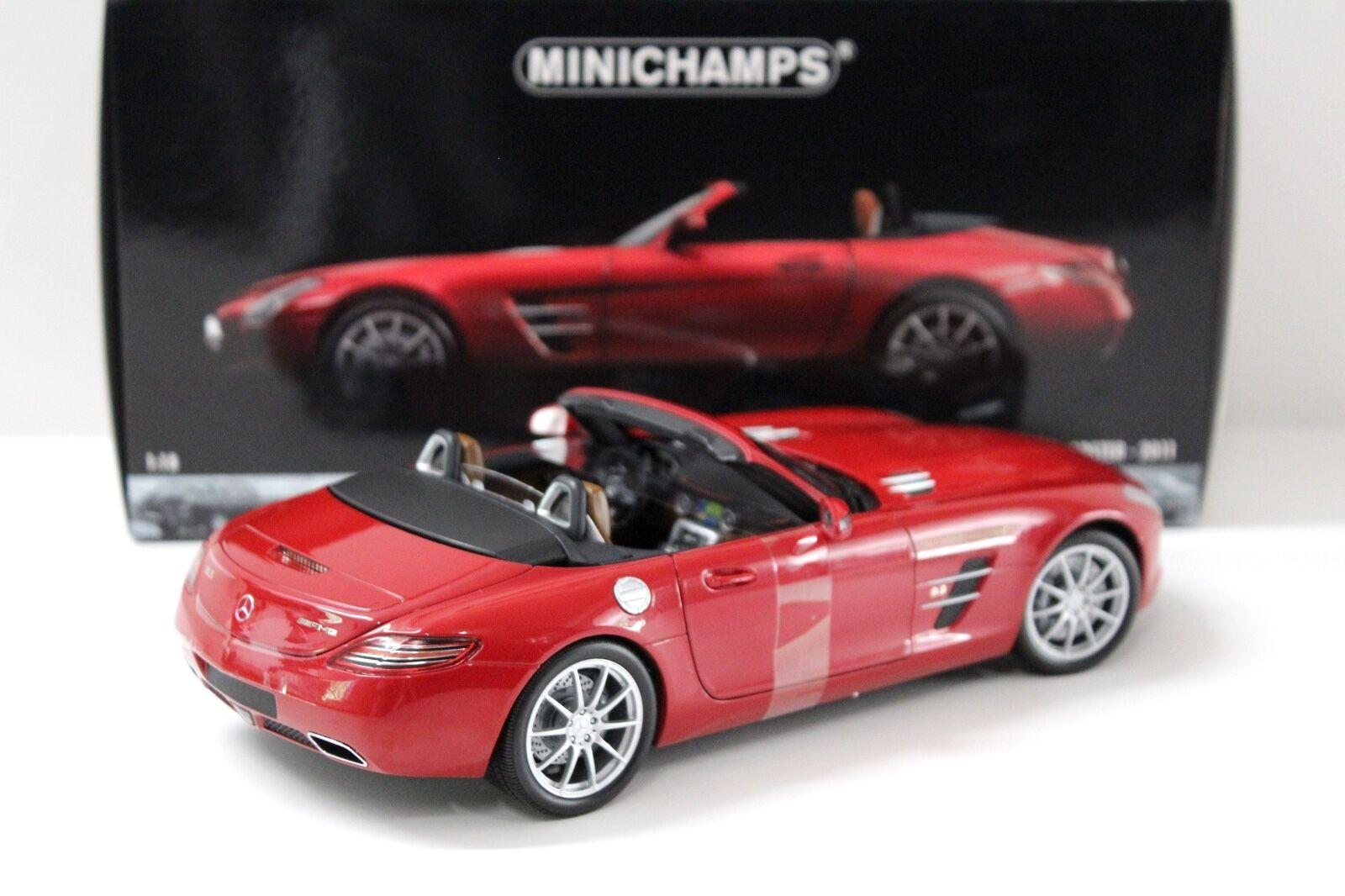 1:18 Minichamps Mercedes SLS AMG Roadster red 2011