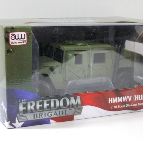 1:18 Auto World Hummer Humvee Security Police green