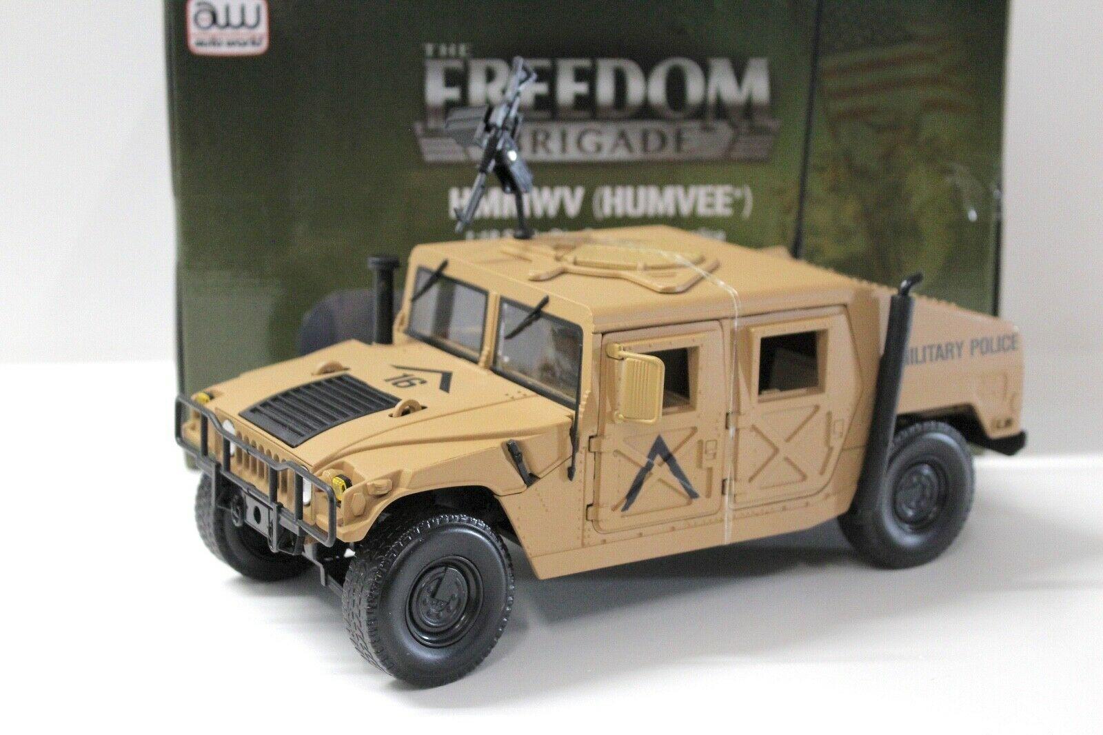 ID 39517 orig.jpg 1:18 Auto World Hummer Humvee Military Police beige