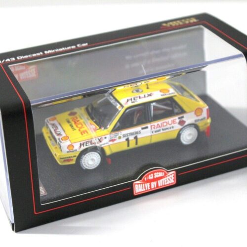 1:43 Vitesse Lancia Delta HF Integrale 16V Cerrato #11 yellow