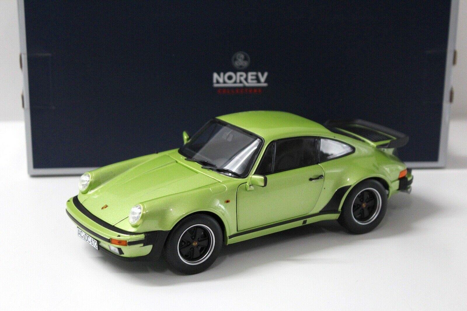ID 39569 orig.jpg 1:18 Norev Porsche 911 930 Turbo Coupe green metallic