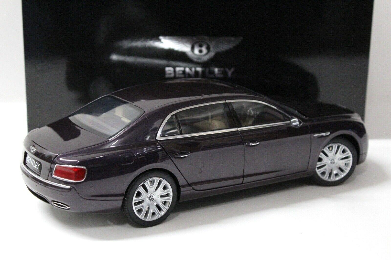 1:18 Kyosho Bentley Flying Spur W12 Damson DEALER VERSION